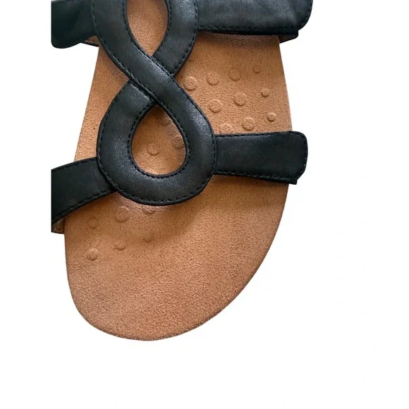 Vionic Jodie Black Infinity Sandals Size 11 - Podiatrist-Designed Light Wear ✨ - Picture 8 of 12